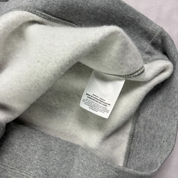 Nike Sweatshirt Mens XL Gray Crew Neck Just Do It Spell Out Graphic Pullover NEW - Picture 6 of 9